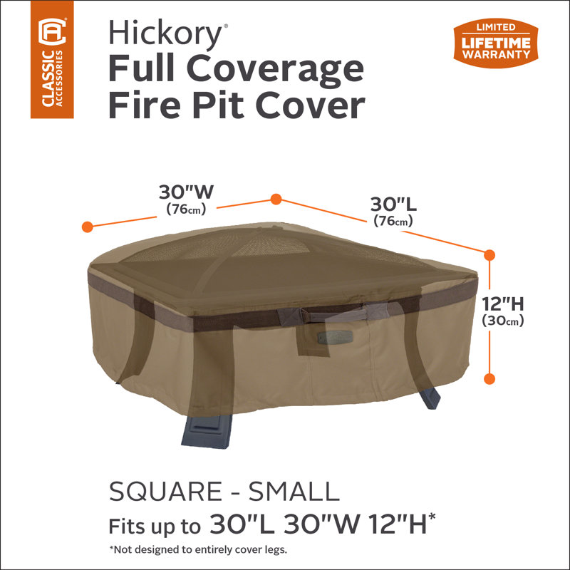Freeport Park® Donaldson Fire Pit Cover, 30" Square