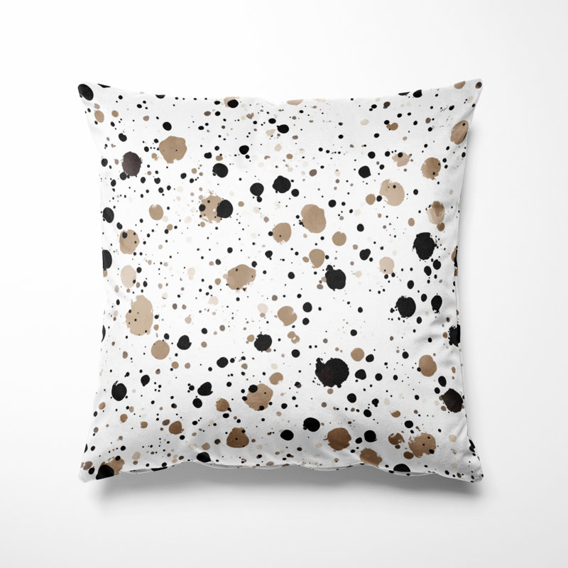 Coussin décoratif abstrait Abstract, H 16 po x l 16 po