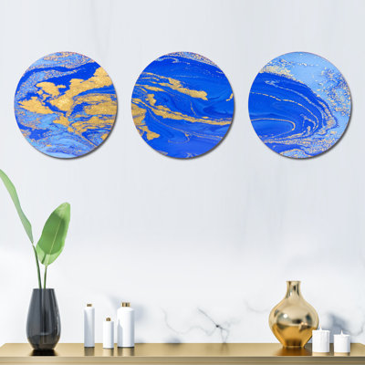Abstract Wall Decor on Metal