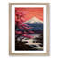 Mount Fuji Romanticism - Single Picture Frame Print on Wood-94156476-94156477