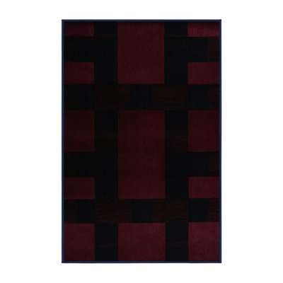 Tapis mauve lavable à la machine