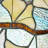 17.5"H Ginkgo Leaf-Stained Glass Window Panel