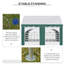 Apolino 4m x 4m Metal Party Tent