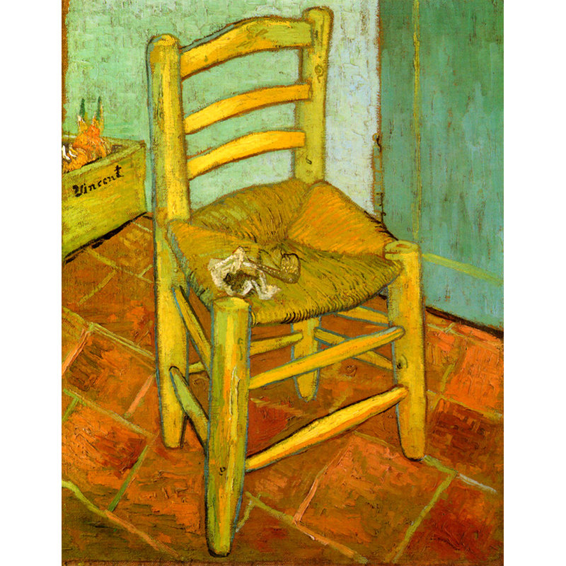 Chaise Van Gogh, H 24 po x l 19 po