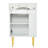 Sedat 12.2 " W Freestanding Standard Free Standing 1 Single Vanity Bathroom Vanity With Ceramic Top