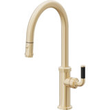 Descanso Kitchen Pull-Down Kitchen Faucet With Button Sprayer - High Arc Spout