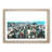 View of Reykjavik in Iceland in Abstract - Picture Frame Graphic Art Print-55759656-55759657