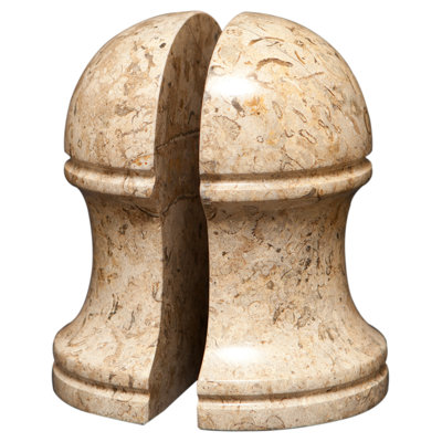 Traditional Stone Non-Skid Bookends