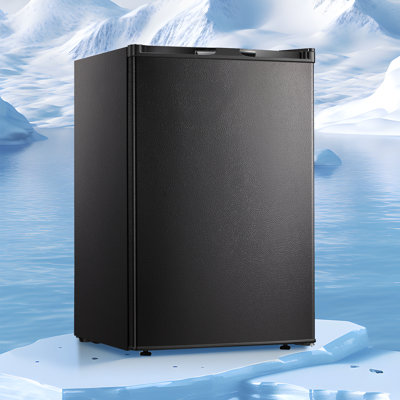 3.0 Cu.ft Ultra-Compact Upright Freezer - Reversible Single Door, Removable Shelves, Adjustable Thermostat, Black (Ideal for Home/Dorm/Apartment/Office)