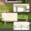 Banc de jardin, banc d'extérieur rond semi-circulaire