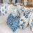 Crochet Blue Lumbar Cushion 35 X 53Cm
