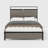 Bed Frame, Wooden Platform Bed Frame With Storage LED Light Headboard And 2 USB, No Noise, Large Underbed Storage, No Box Spring Needed, Easy Assembly-2068161336