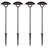 1-Light Matte Black Led Path Light With Ground Stake