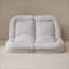 Fauteuil à billes réglable convertible simple pour adultes, multi-usage pour les petits espaces | blanc cassé | Rectangle-125907407