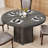 Modern Farmhouse Round Dining Table, Dining Room Table, Multifunction Table for 4-6 people