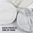 Guein Round Natural Marble Lazy Susan Tray,Arabescato