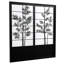 Keir 73.5" W x 83" H  Solid Wood Bamboo Tree Shoji Sliding Double Door Set-79214615