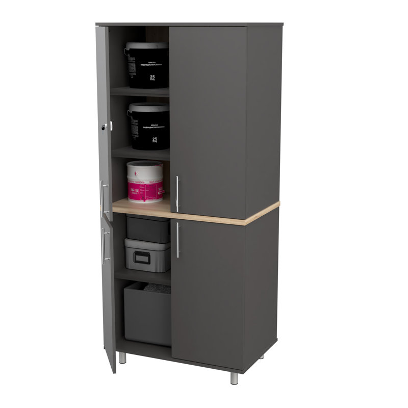 Inval Kratos Garage Storage System with Open Storage