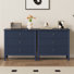 Ensemble de commode 3 tiroirs cannelés