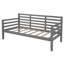 Lit de jour en bois massif Markysha, lit plateforme avec pieds en bois-271517201-284173847