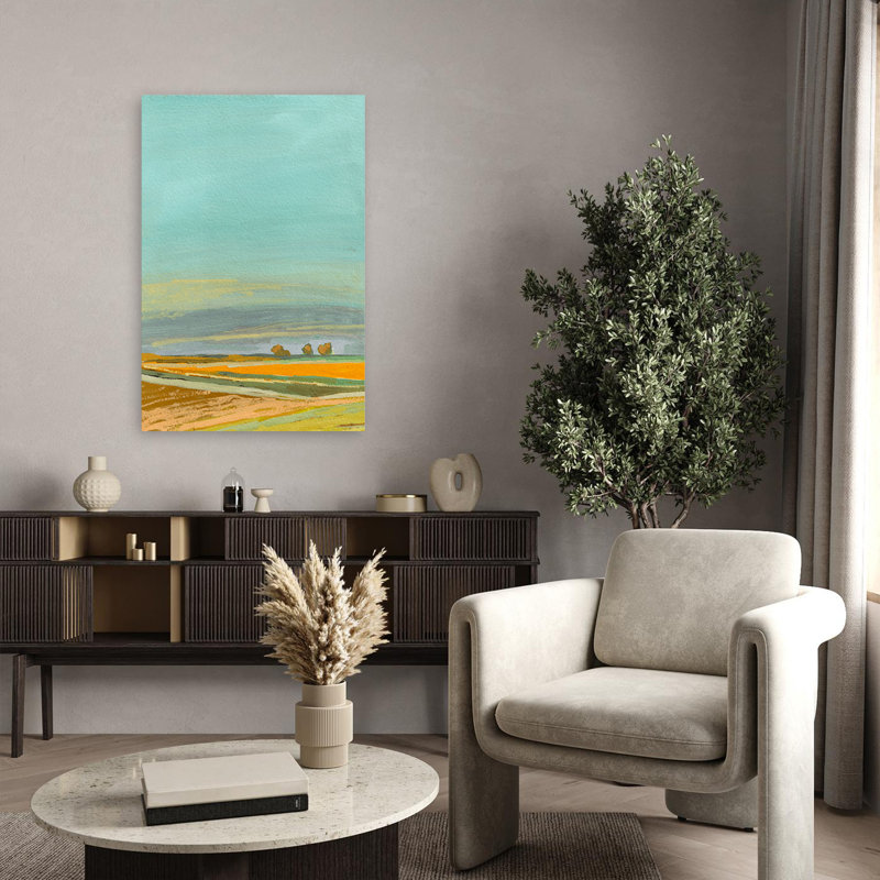 «August Air» - Paysages contemporains, art gris automnal, H 36 po x l 24 po