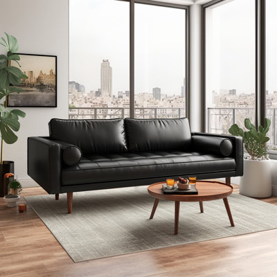 Brishon 70'' Faux Leather Sofa