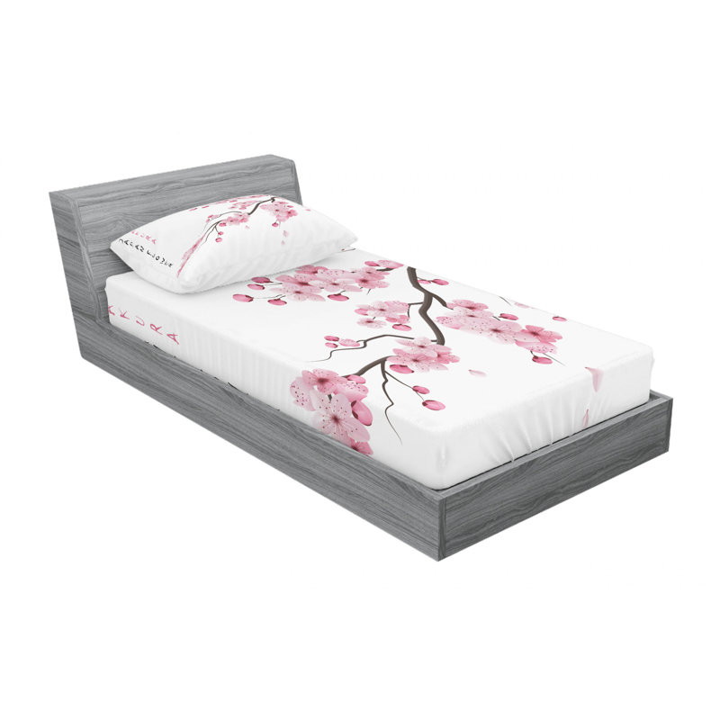Microfiber Sheet Set, Twin XL Sheet Set with Fitted Sheet