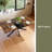 55.11" -70.86"Retro Rectangular Stretch Dining Table-264981994