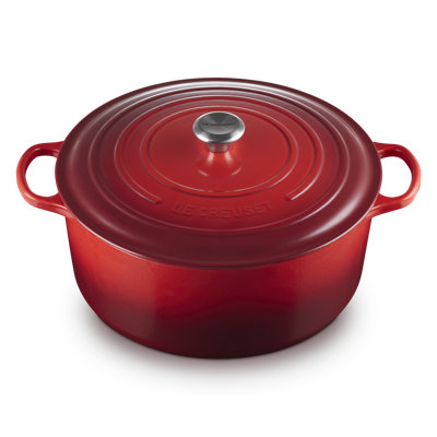 Le Creuset Signature Enameled Cast Iron Round Dutch Oven with Lid