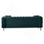 Canapé de salon Chesterfield en velours capitonné, l 84,25 po, vert-312342877