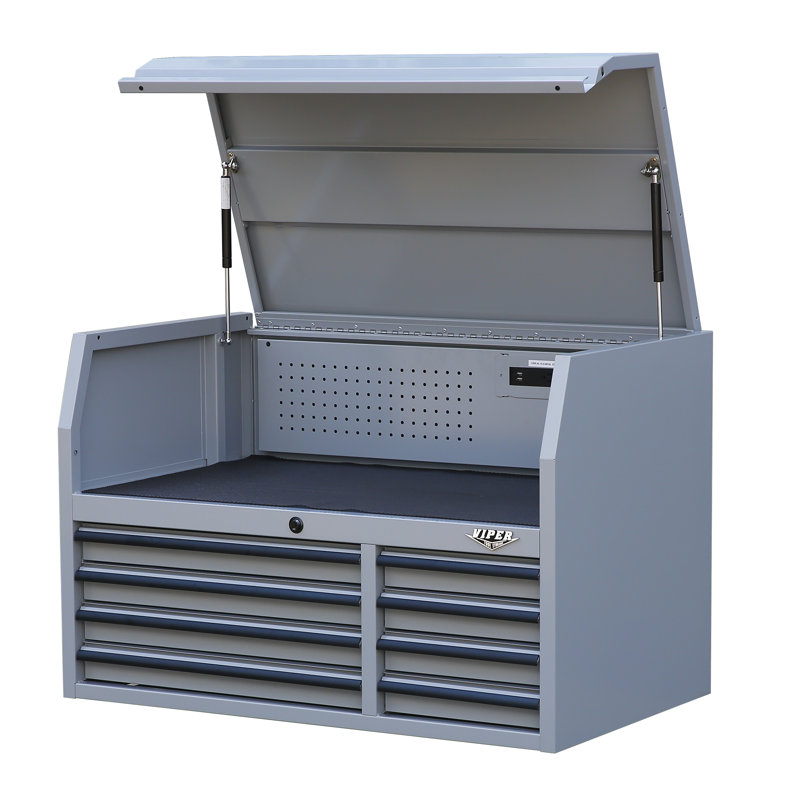 40.9 in. W Steel Top Chest, Sonic Gray