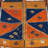 Traditional Wool Runner Rug, 1.3 x 3.8 Ft Orange Patchwork