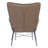 Bayliegh Faux Leather Accent Chair with Ottoman-794975232
