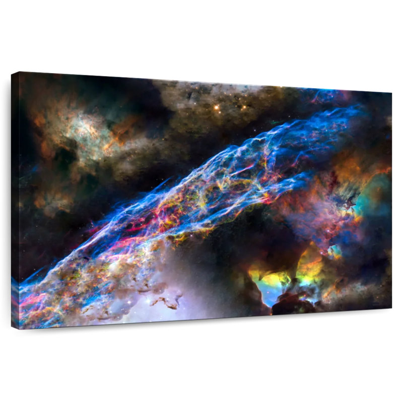 Oberle Glowing Veil Nebula, 8" H x 12" W