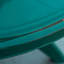 Table de patio ronde en plastique 37,13 po avec trou pour parasol - bistro d'extérieur pour la cour, le jardin, le déversement, les pieds de la base stable