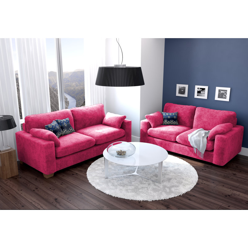 Missouri 2 Seater Sofa, Pink