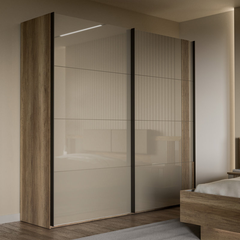 2 Door Manufactured Wood Wardrobe