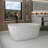 59“ Freestanding Soaking Acrylic Bathtub
