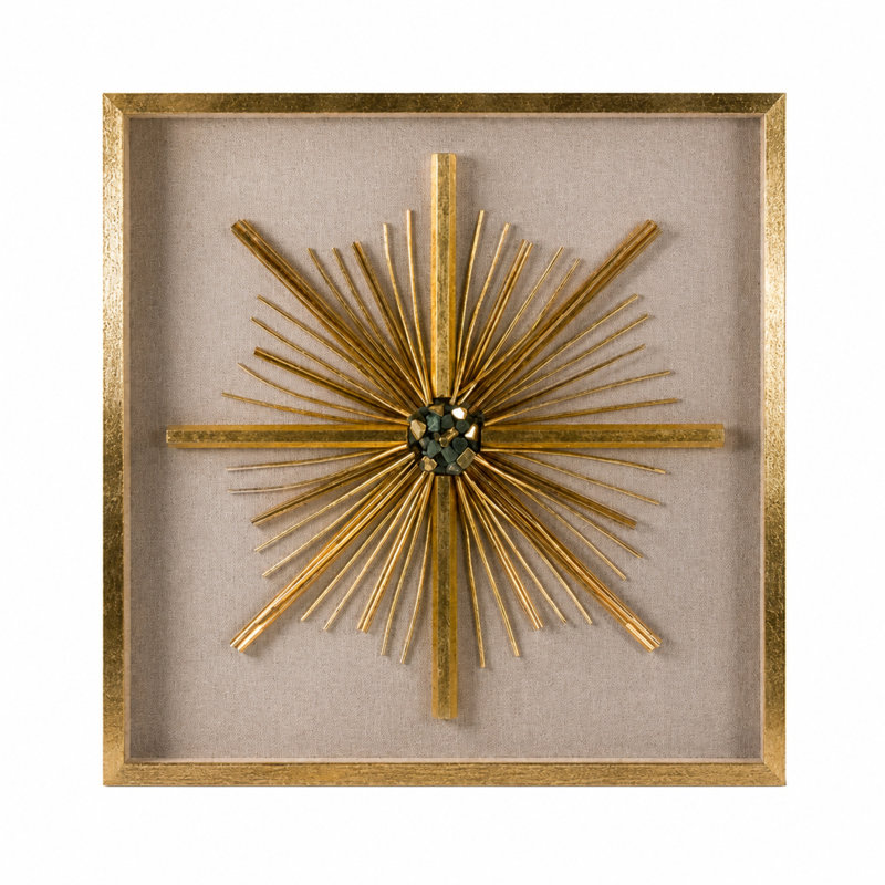 Aurelia Geo Stone Shadow Box Wall Art