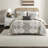 Luxurious Hypoallergenic Polyester Bedding Sets, Chic Triangular Design For Home