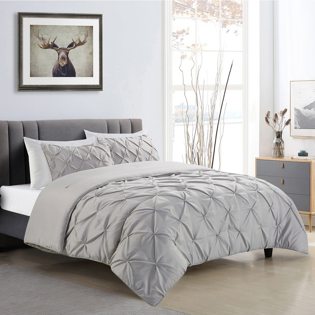 Pintucked Comforter Set Videri Home