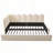 Velvet Upholstered Bed Daybed With Pull-Out Bed-1035068737