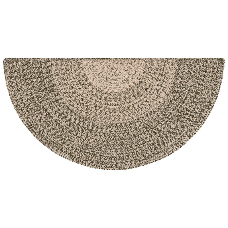 Braided 220 Hand Woven Machine Washable Geometric Indoor/Outdoor Rug, Runner 2' x 4'