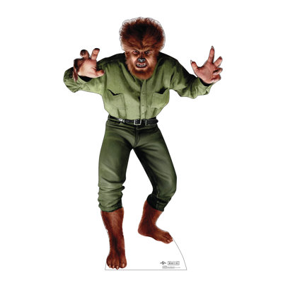 «Wolf Man» en carton grandeur nature