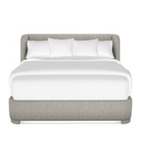 Tansy Solid Wood Wingback Bed