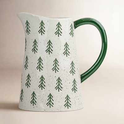 10 Strawberry Street Christmas Tree Milk Pitcher