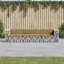 Braeson Steel Outdoor Bench-13014665-13014667