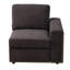 Canapé modulaire en flanelle 3 places Leshanda-122743902