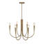 Lustre à 6 lumières Featherstone - laiton