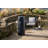 Himanshu Round Douglas Fir Wood Propane Smokeless Fire Pit Table with Hidden Fuel Tank